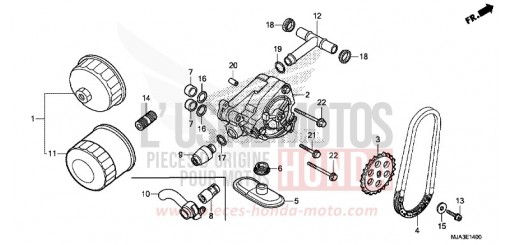 OIL PUMP VT750CSD de 2013